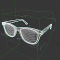 Stylish Black Rectangular Frame Glasses With Modern Design For Everyday Wear