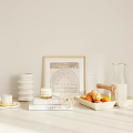 Butter Wind Combination Tableware 3d model