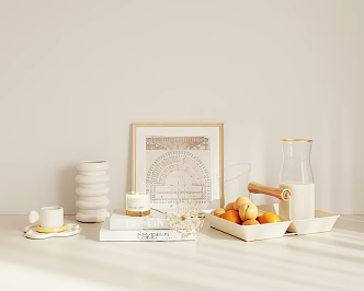Butter Wind Combination Tableware 3d model