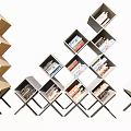 Modern Bookshelf 3d model