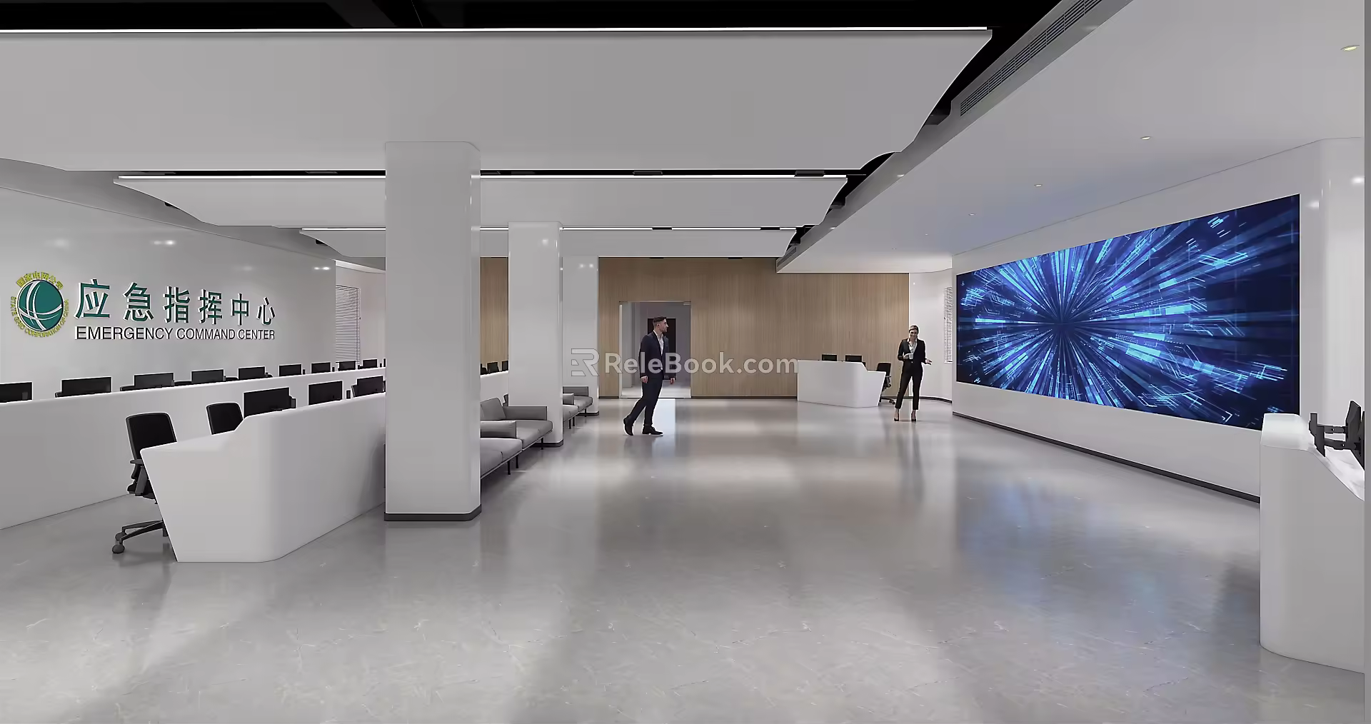 Command Center 3d model