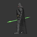 Detailed Batman Armored Action Figure In Metallic Suit With Cape And Green Weapon