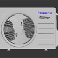 Panasonic Inverter Air Conditioner Fan with White Exterior and Efficient Cooling Performance