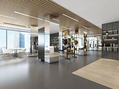 Modern Gym 3d model