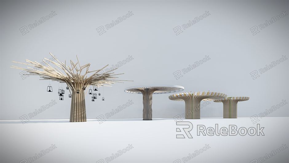 Modern Column Decorative Column Indoor Shopping Mall Hotel Decorative Column Landscape Decorative Column model