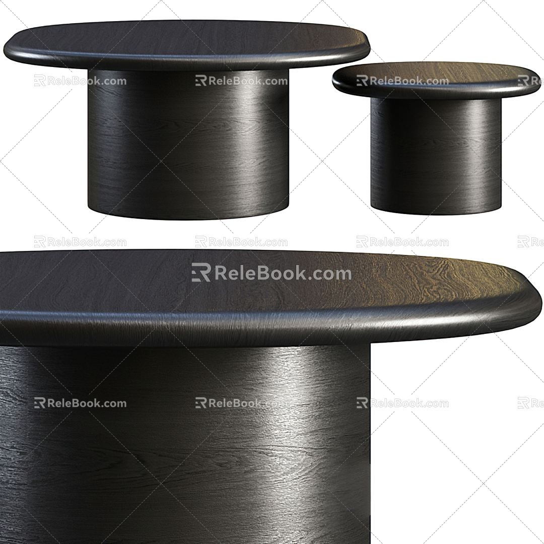 Modern coffee table coffee table combination 3d model