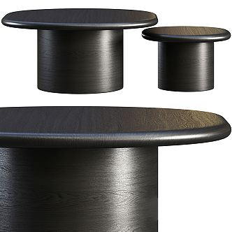 Modern coffee table coffee table combination 3d model