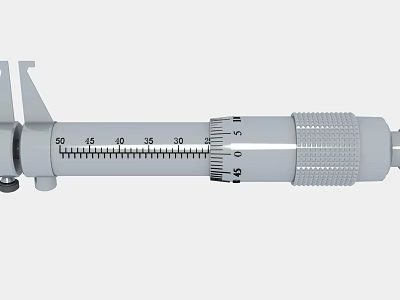 Precision Hardware Tools Vernier Caliper for Accurate Measurement in Industrial Applications 3d model