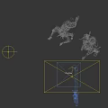 Game And Movie Characters With Decorative Armor Weapons And Dynamic Poses