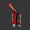 Modern game console toy handle game palm game 3d model