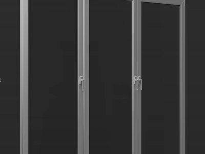 Modern Casement Windows With Aluminum Frame Tempered Glass And Sleek Design For Homes 3d model