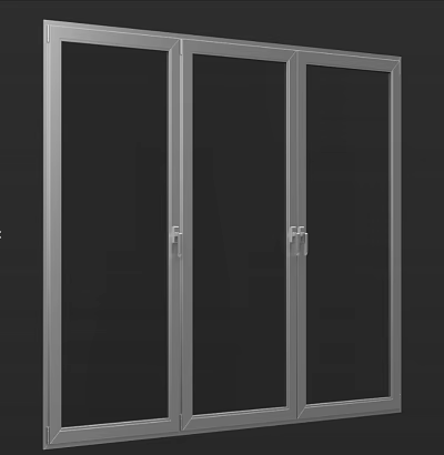 Modern Casement Windows With Aluminum Frame Tempered Glass And Sleek Design For Homes 3d model