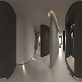 Luxury Minimalist Sectional Sofa And Round Coffee Table Combination For Stylish Neutral Modern Living Room