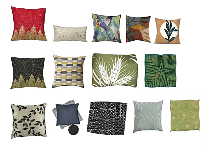 Modern pillow cushion 3d model
