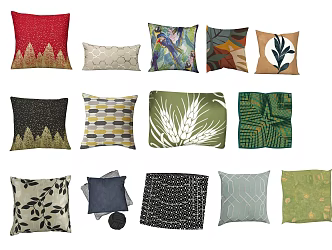 Modern pillow cushion 3d model