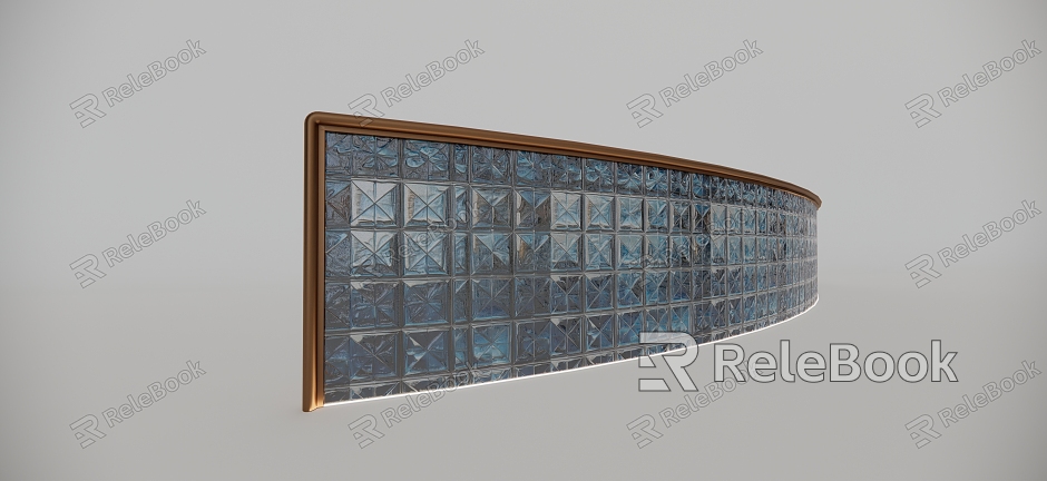 Modern Handrail Railing Glass Tile Glass Railing model