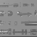 Different Types Of Metal Hardware Latches Hinges Hasps And Locks For Doors Windows Furniture