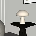 Modern Cream Style Table Lamp Cream Table Lamp 3d model