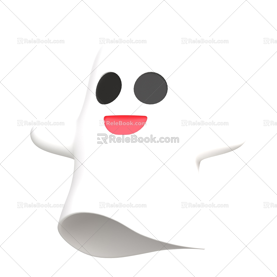 Modern Cartoon Ghost Halloween Decorations 3d model