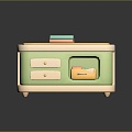 Desk Writing Desk Children's Writing Desk CG Desk 3d model