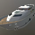 Sleek White Naval Warship Featuring Wooden Deck Metal Railings And Modern Design