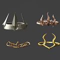 Unique Intricate Silver And Gold Ring Designs With Stylish Patterns