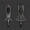 Two Vintage Motorcycles Featuring Classic Design Black Seats And Metallic Details
