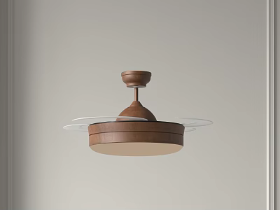 Modern Wooden Pendant Light With Glass Shade And Minimalist Design 3d model
