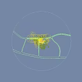 Modern Aerial Planning of Contemporary Architectural Complex With Greenery Roads And Parking Areas