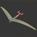 Advanced Solar Powered Unmanned Aerospace Vehicle With Long Wing Design For Space Exploration