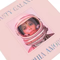 Nasty Galaxy Book Cover Featuring Astronaut Helmet by Sophia Amoruso