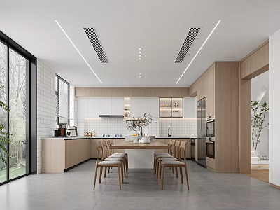 Japanese Restaurant Kitchen 3d model