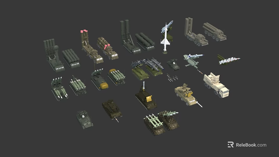 Space Exploration Model Collection Featuring Rockets Satellites And Launchers 3d model
