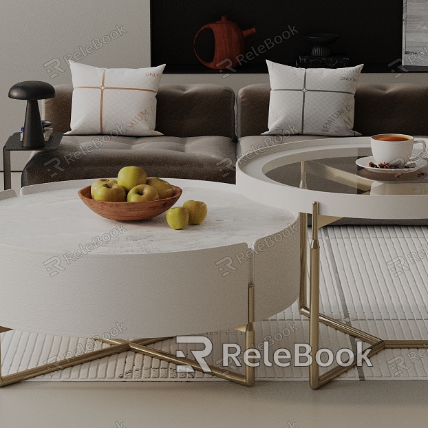 Modern coffee table model