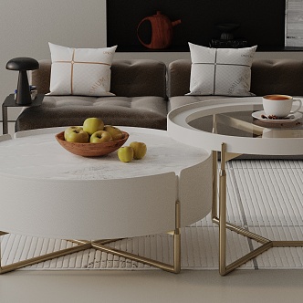 Modern coffee table 3d model