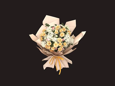 Modern bouquet bouquet 3d model Modern bouquet bouquet 3d model