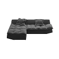 Modern Sectional Sofa Set With Multiple Cushions And Various Color Options