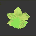 Golden Flower Shaped Decorative Household Ornament With Intricate Petal Details