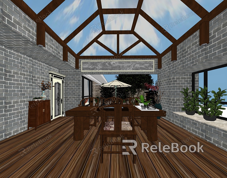 New Chinese Sunshine Room model