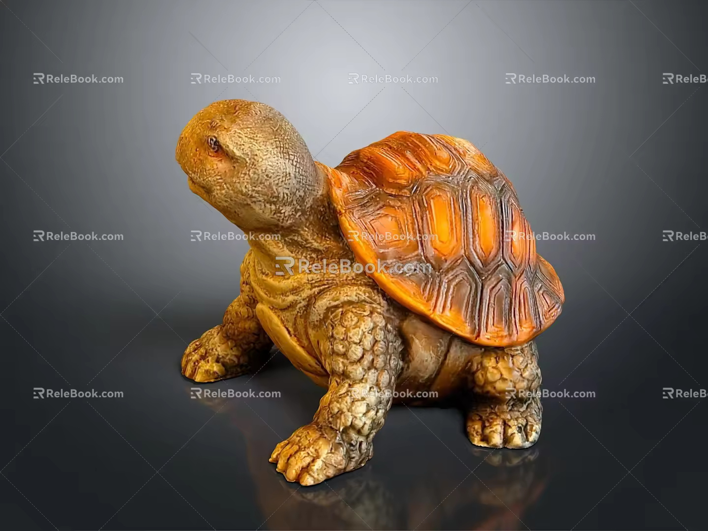 Turtle Cartoon Turtle Snapping Turtle Chickbill Turtle Reptile Cold Blooded Animal Reptile Class 3d model