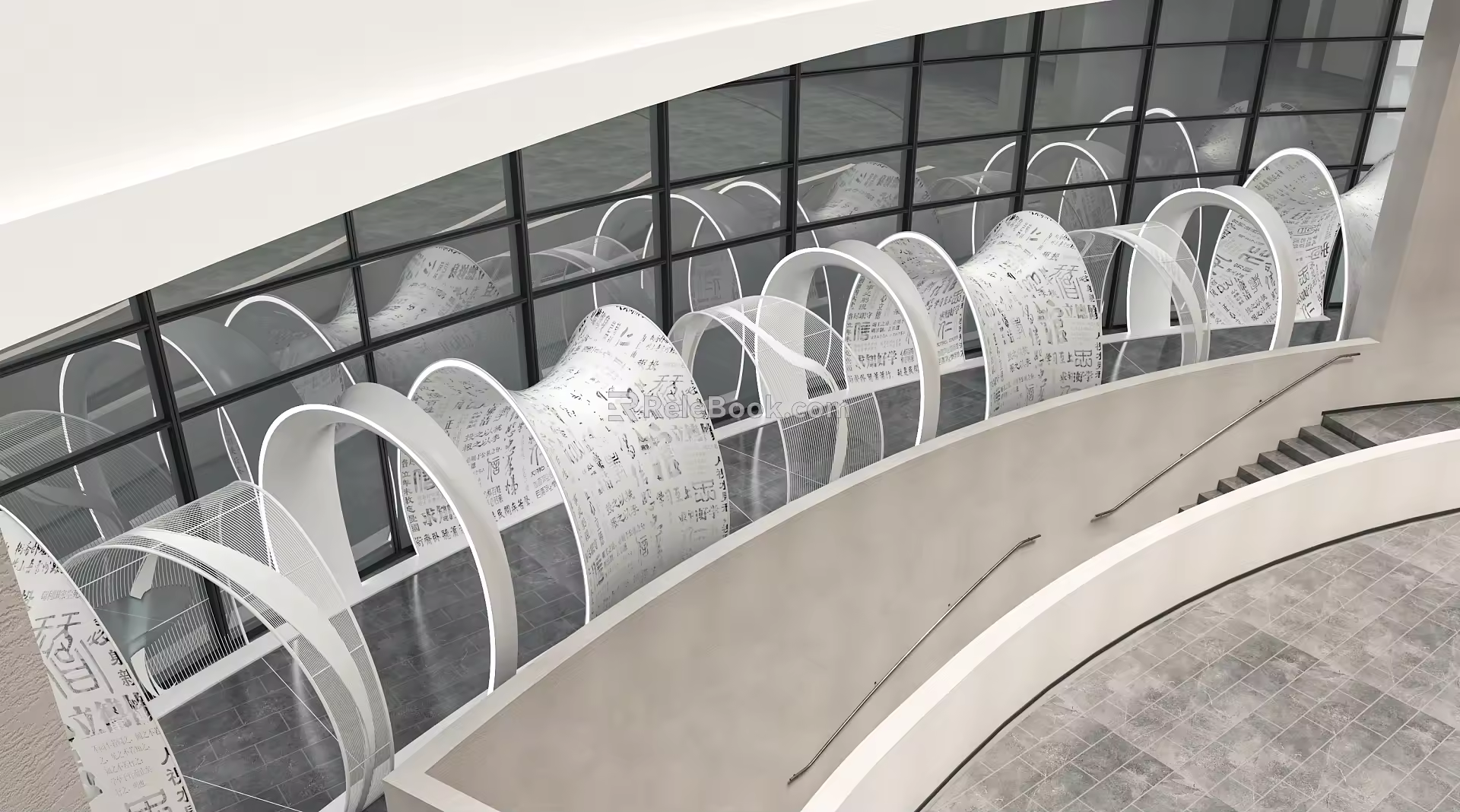 Modern Time Tunnel 3d model