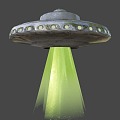 Retro UFO 3d model