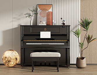 paint piano 3d model