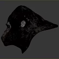 Detailed Gorilla Head 3D Model With Realistic Fur And Textures