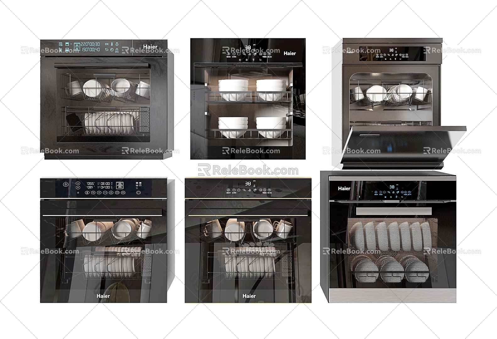 Modern Dishwasher Dishwasher Disinfection Cabinet 3d model