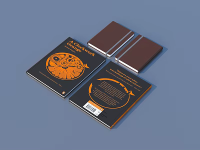 Daily Life Notebooks With Time Management Cover And Clock Pattern Design 3d model