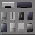 Midea Home Water Heaters With Various Modern Designs And Color Options For Daily Use