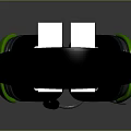 Green And Black Wired Gaming Headset With Ergonomic Design And Built In Microphone
