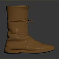 Classic Brown Leather Boots With Lace Up Design For Daily Use