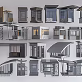 Various Modern Entrance Gates With Different Architectural Design Styles And Features